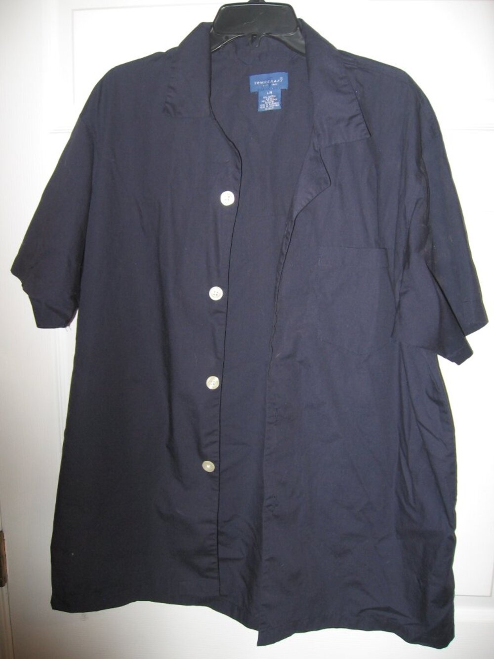 Towncraft Pajama Top Men's size Large Dark Blue